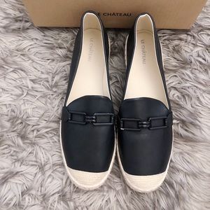NWT Black and beige Le Chateau Loafers